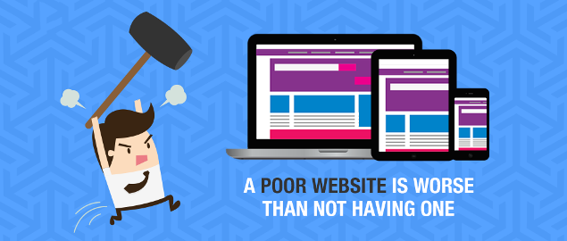 A Poor Website is Worse than Not Having One